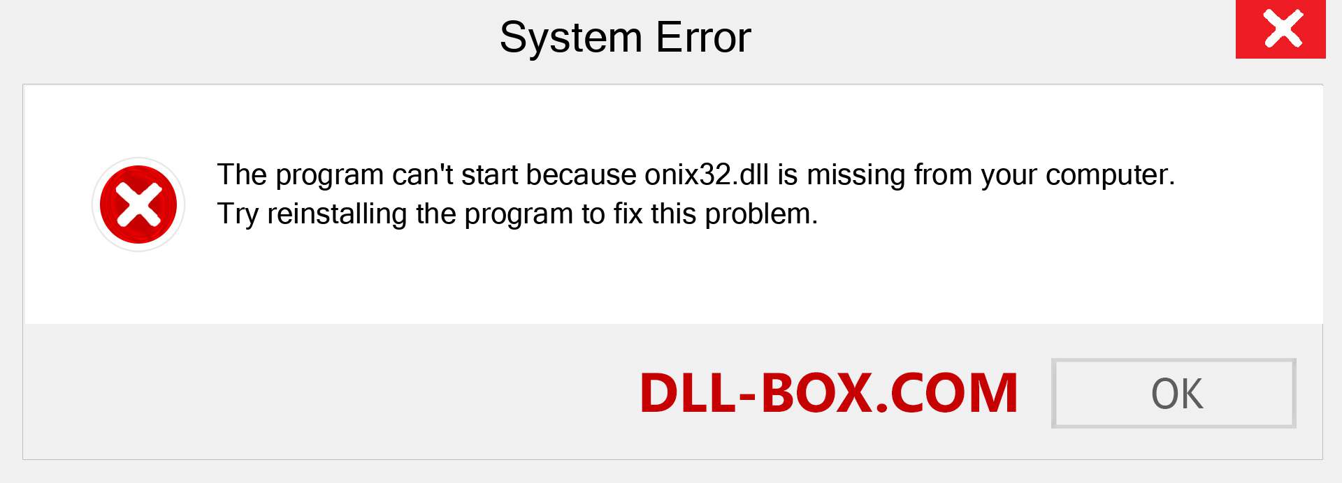  onix32.dll file is missing?. Download for Windows 7, 8, 10 - Fix  onix32 dll Missing Error on Windows, photos, images